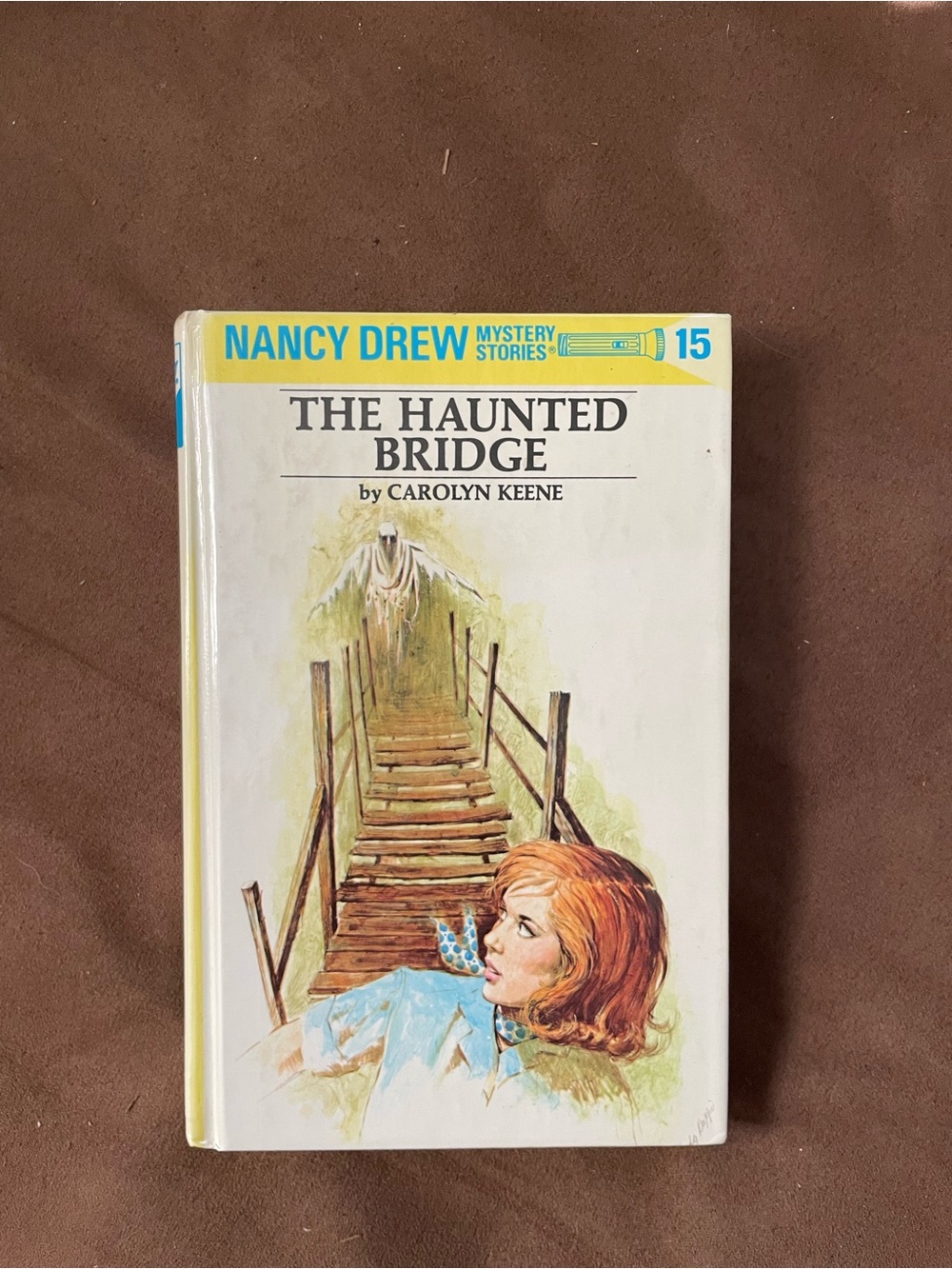 Nancy Drew The Haunted Bridge Hardcover Book - White/Cream Cover